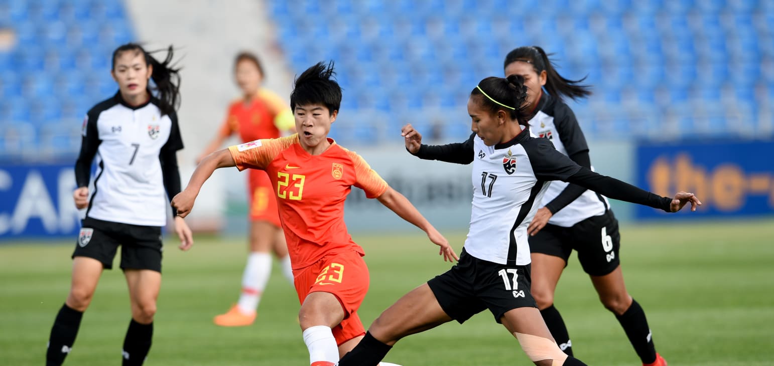 包含亚洲足球联赛：女子球队实力角逐的词条